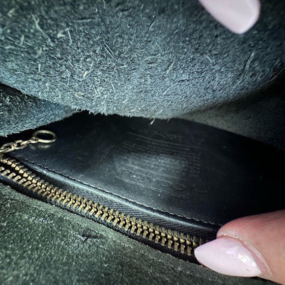 Coach cross body purse - Vintage - Black - Picture 4 of 4